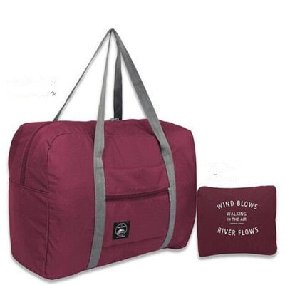 Lovwvol Lovwvol  Unisex Nylon Foldable Travel Bag Waterproof Large Capacity Bag For Women Luggage Folding Duffle Handbags Organizer Packing Cubes