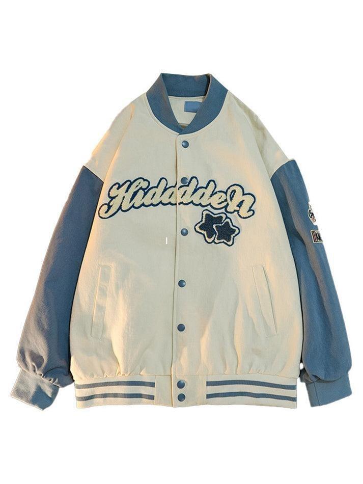 Vintage Embroidery Varsity Jacket