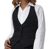 lovwvol y2k PU Leather Vest Vintage Aesthetic Women V Neck Sleeveless Button Tank Tops 2000s Dark Academia Tshirt Waistcoat