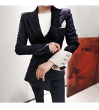 Lovwvol 2 piece outfits for women office workers pants plaid suit women suit spring new fashion retro professional suit two-piece Chic Work Outfits Women