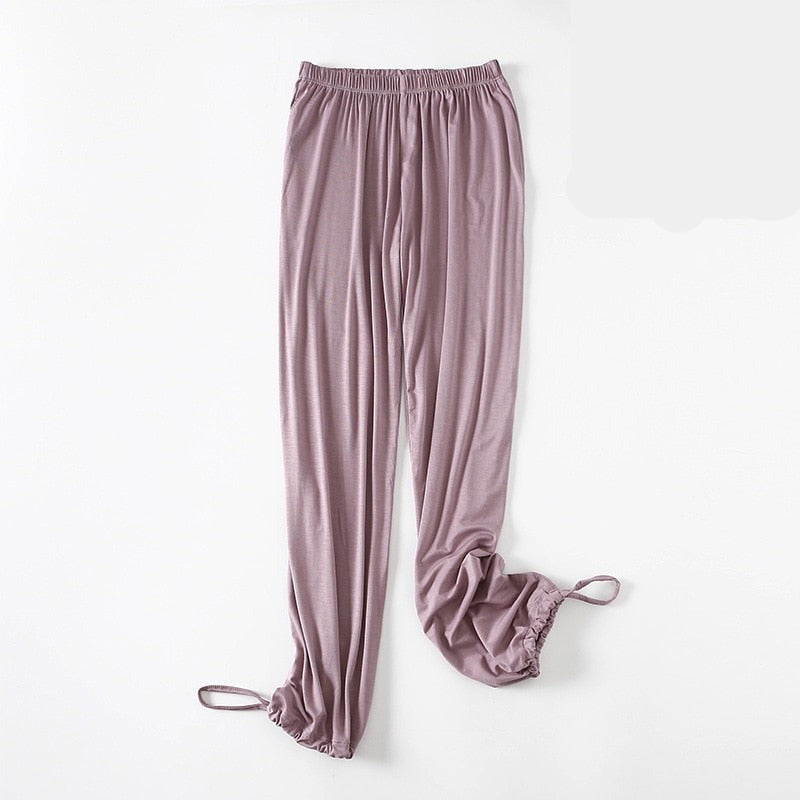 Lovwvol Women's Home Pants Loungewear Pyjamas Trousers Modal Comfortable Home Pants Spring Autumn New Modal Loose Sleepwear Pant