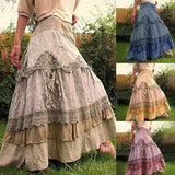 lovwvol Renaissance Medieval Costume Women Princess Cosplay Halloween Dress Vintage Lace Big Swing Skirts Elegant Hight Waist Middle Age