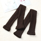 Lovwvol 70cm Over Knee Yoga Leg Warmers Korean Lolita Winter Girl Women Knit Boot Socks Pile Up Socks Foot Warming Cover чулки