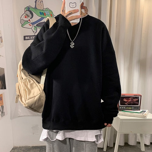 Vintage Embroidered Sweatshirt Autumn Letter Print Women Oversized Sweatshirts Harajuku V-neck Long Sleeve Pullover Tops